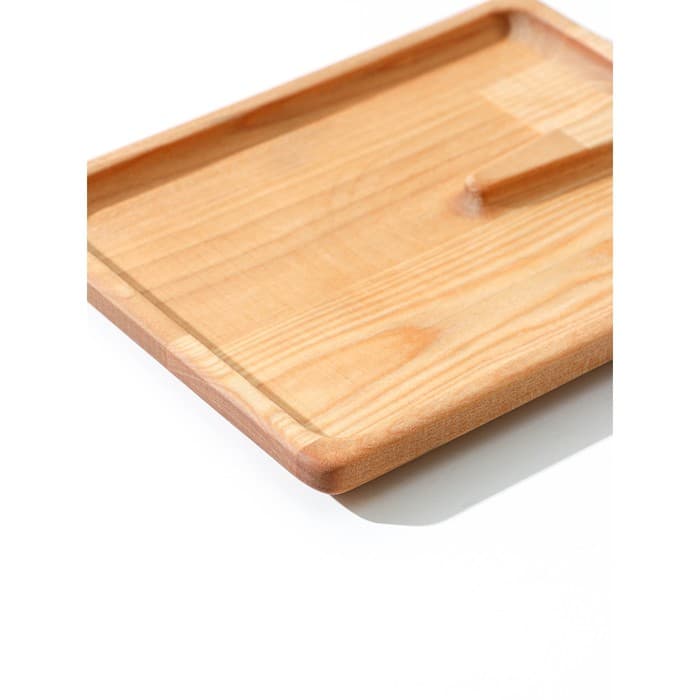 Доска - блюдо для подачи сервировочная Adelica «Лопата», 25×16.7×1.8 см, пропитано минеральным маслом, дерево берёза