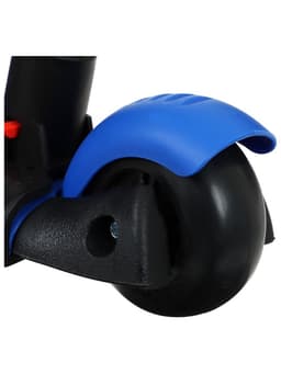 Самокат 5 в 1 GRAFFITI, колёса световые PU 120/80 мм, синий