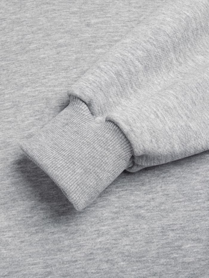 Свитшот женский MINAKU: Casual Collection цвет светло-серый меланж, размер 42-44