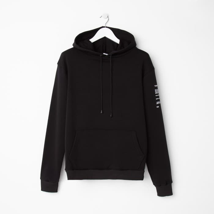 Худи мужское MINAKU «Решайся», чёрный, размер 48