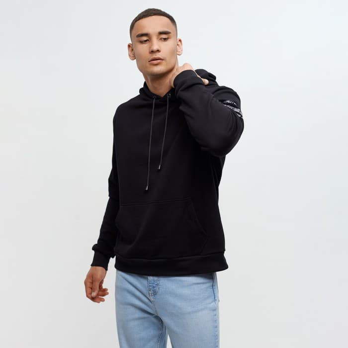 Худи мужское MINAKU «Решайся», чёрный, размер 48