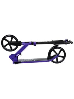 Самокат городской GRAFFITI, складной, колёса PU 200, 86A, ABEC 9, подножка, цвет фиолетовый