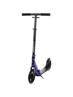 Самокат городской GRAFFITI, складной, колёса PU 200, 86A, ABEC 9, подножка, цвет фиолетовый