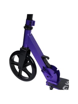 Самокат городской GRAFFITI, складной, колёса PU 200, 86A, ABEC 9, подножка, цвет фиолетовый