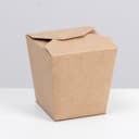 Коробка для лапши «ВОК» сборная, крафтовая, 10×10×10.5 см