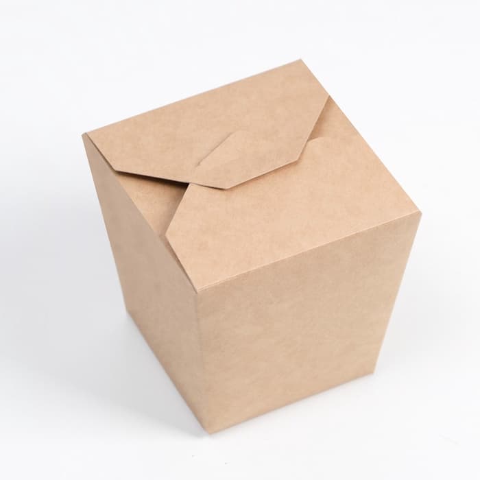 Коробка для лапши «ВОК» сборная, крафтовая, 10×10×10.5 см