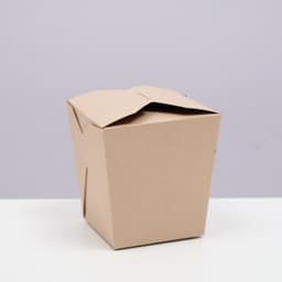 Коробка для лапши «ВОК» сборная, крафтовая, 10×10×10.5 см