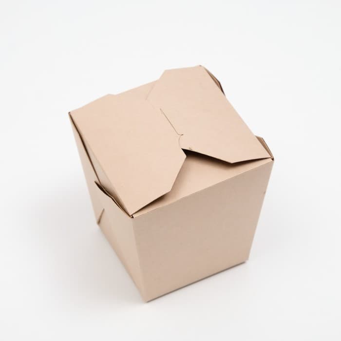 Коробка для лапши «ВОК» сборная, крафтовая, 10×10×10.5 см