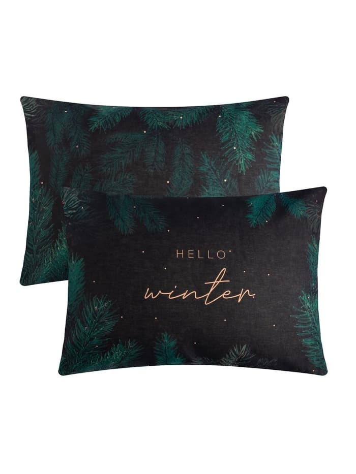 Комплект наволочек «Этель» Winter, 50×70 см, 2 шт., бязь, хлопок 100%