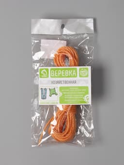 Верёвка бельевая Доляна, d=3 мм, длина 10 м, МИКС