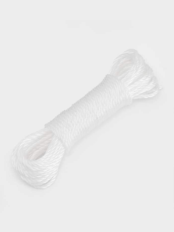 Верёвка бельевая Доляна, d=3 мм, длина 10 м, МИКС