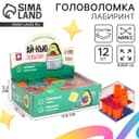Головоломка лабиринт с шариком Puzzle «Ай-кью повысин», МИКС, в шоубоксе