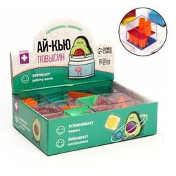 Головоломка лабиринт с шариком Puzzle «Ай-кью повысин», МИКС, в шоубоксе