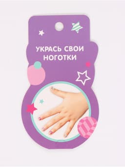 Наклейки для ногтей детские, Кошечка