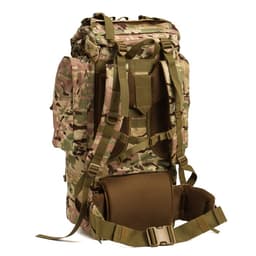 Рюкзак тактический туристический Adventure, 70 л, с карманами, расцветка мультикам, бежевый/хаки