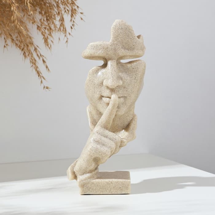 Фигурка полистоун TAKE IT EASY «Молчание», 20×7 см