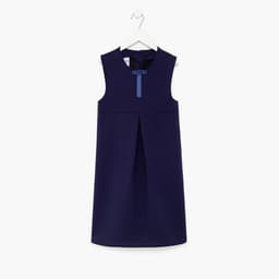 Сарафан школьный для девочки, тёмно-синий, рост 128 см