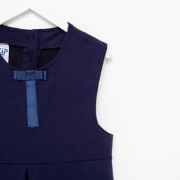 Сарафан школьный для девочки, тёмно-синий, рост 128 см