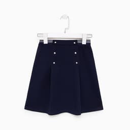 Юбка школьная для девочки, размер 38 (146-152 см), синяя