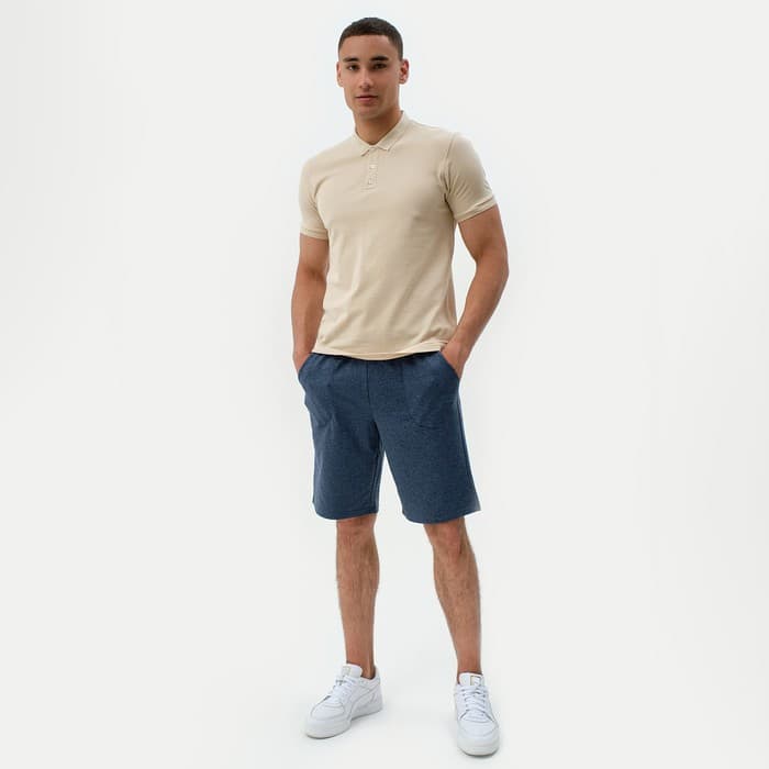 Футболка (поло) мужская MINAKU REGULAR FIT: бежевая, размер 48