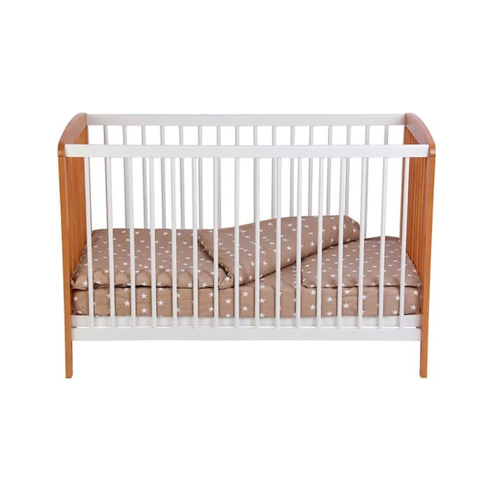 Кровать детская Polini kids Simple 101, белый-бук