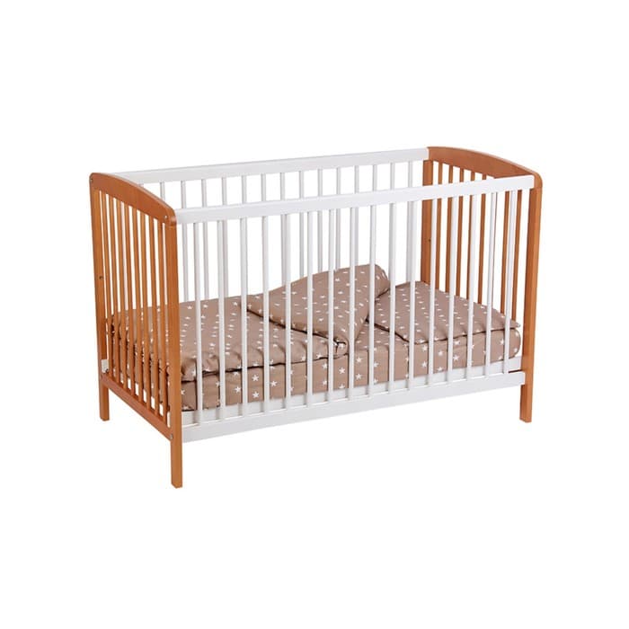 Кровать детская Polini kids Simple 101, белый-бук