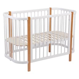 Кровать детская Polini kids Simple 350, белый-бук