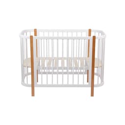 Кровать детская Polini kids Simple 350, белый-бук
