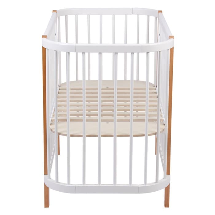 Кровать детская Polini kids Simple 350, белый-бук