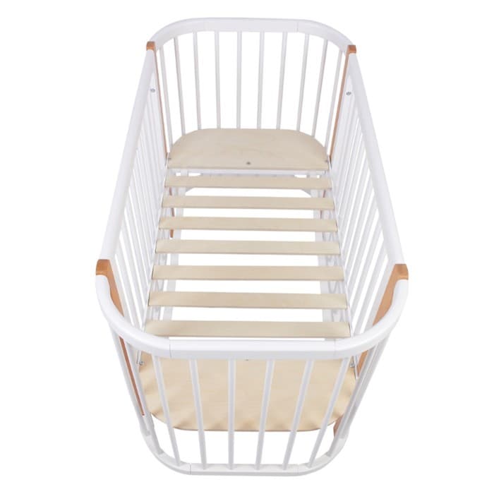 Кровать детская Polini kids Simple 350, белый-бук