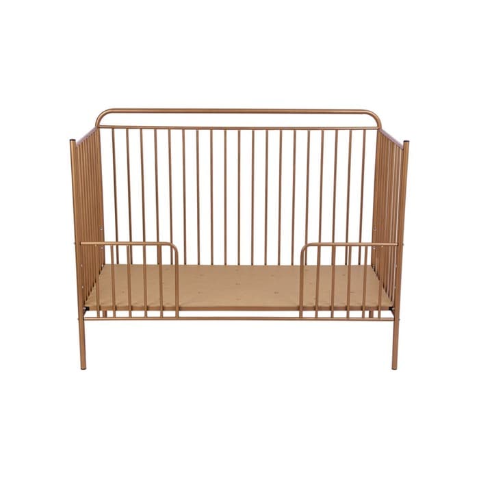Кровать-трансформер Polini kids Vintage 400, детская, металлическая, цвет золотистый