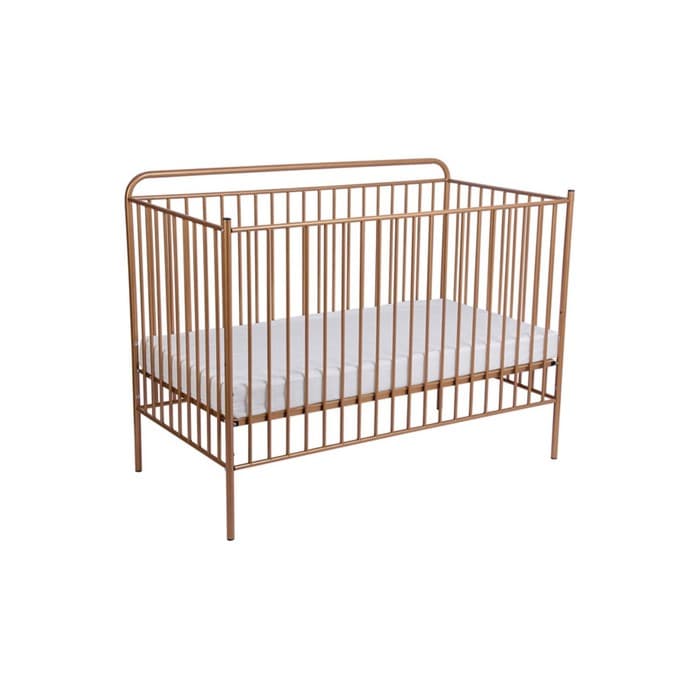 Кровать-трансформер Polini kids Vintage 400, детская, металлическая, цвет золотистый