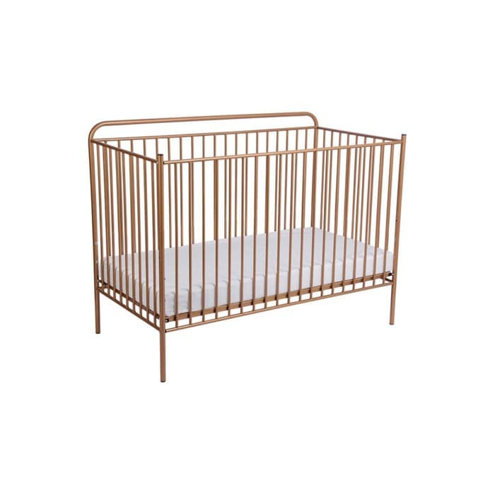 Кровать-трансформер Polini kids Vintage 400, детская, металлическая, цвет золотистый