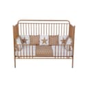 Кровать-трансформер Polini kids Vintage 400, детская, металлическая, цвет золотистый