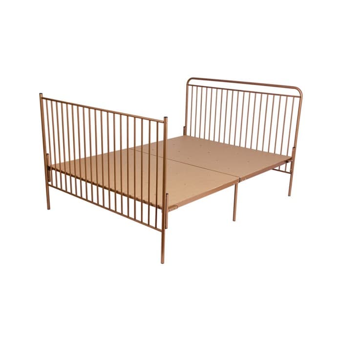Кровать-трансформер Polini kids Vintage 400, детская, металлическая, цвет золотистый