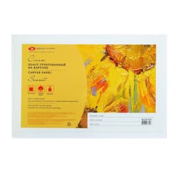 Холст на картоне 20×30 см, 100% хлопок, 280 г/м², толщина 3 мм, мелкое зерно, ЗХК «Сонет», DK13701-20×30