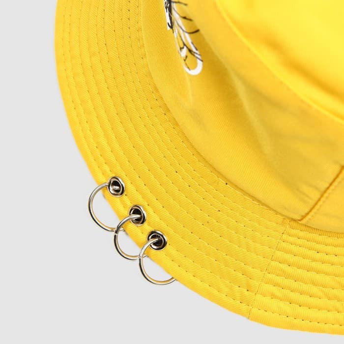 Панама «Никогда не сдавайся», жёлтая, аниме, р-р 56