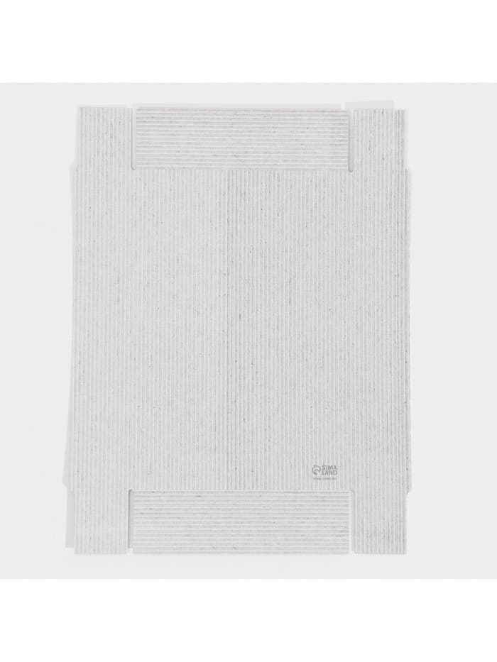 Кондитерская упаковка, коробка для макарун с пластиковой крышкой, Just for you, 18×12×3.5 см