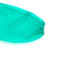 Дождевик детский со светоотражающими элементами, зелёный, 120-160 см