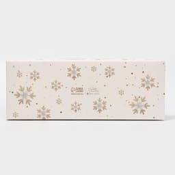 Коробка для десерта «Новый год: Снежинки», 26×8×9.5 см