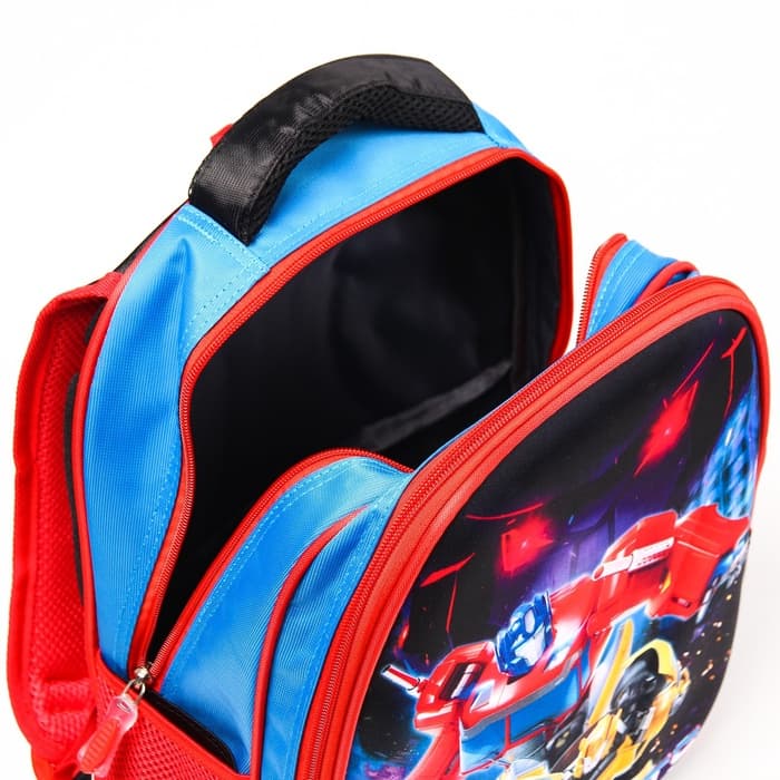Рюкзак школьный для мальчика, 39 см × 30 см × 14 см Трансформеры
