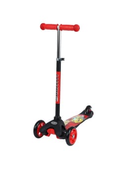 Самокат GRAFFITI Drive, колёса PU 110/75 мм, ABEC 7, красный