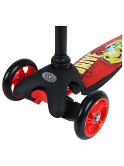 Самокат GRAFFITI Drive, колёса PU 110/75 мм, ABEC 7, красный