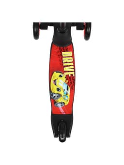 Самокат GRAFFITI Drive, колёса PU 110/75 мм, ABEC 7, красный