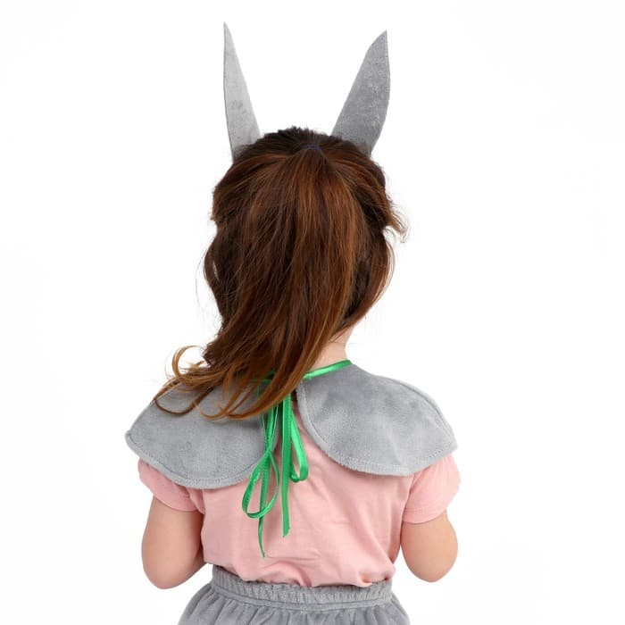 Карнавальный костюм «Зая серая», плюш, рост 98-128 см