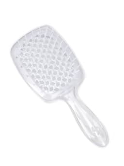 Расчёска массажная, широкая, продуваемая, 8.5×20.5(±1) см, прозрачная