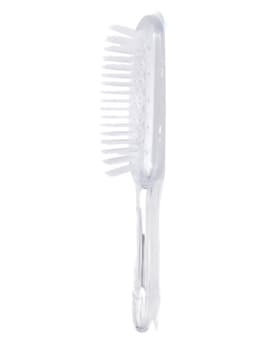 Расчёска массажная, широкая, продуваемая, 8.5×20.5(±1) см, прозрачная