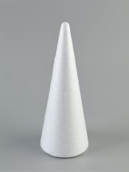Конус из пенопласта, размер 15×7 см, 1 шт.