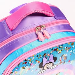 Рюкзак школьный для девочки, розовый, 39 см × 30 см × 14 см, Минни Маус и единорог