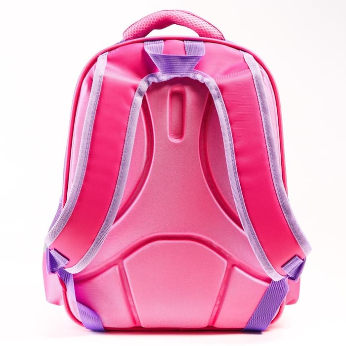 Рюкзак школьный для девочки, розовый, 39 см × 30 см × 14 см, Минни Маус и единорог